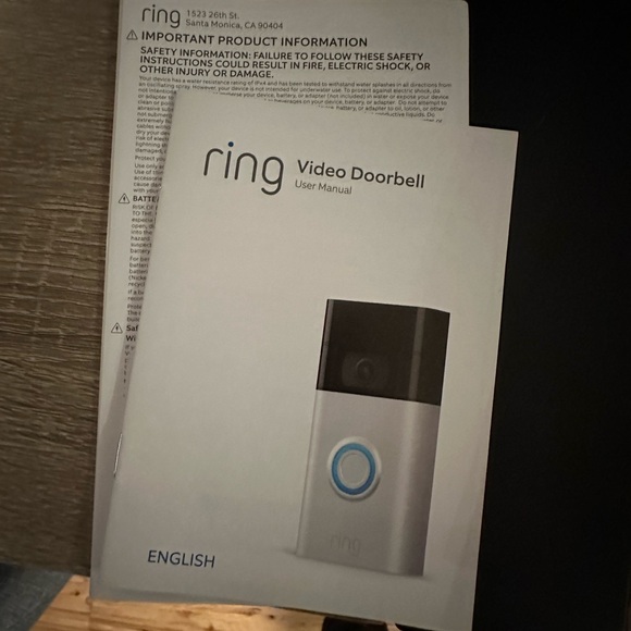 RING doorbell (brand new in box) - Picture 2 of 4
